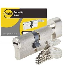 Cilindro serratura YALE - Per porta esterna / ingresso - 6 perni - 4 c
