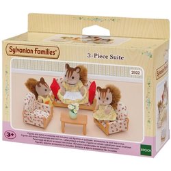 SYLVANIAN FAMILIES 4464 Sofa + 2 fauteuils + tafel