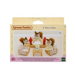 SYLVANIAN FAMILIES 4464 Sofa + 2 fauteuils + tafel