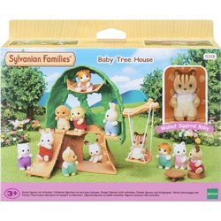 FAMILIAS SILVANAS 5318 La Cabane et Bébé Ecurueil Roux