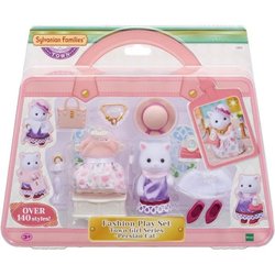 SYLVANIAN FAMILIES - 5461 - La valisette de mode et grande soeur chat 