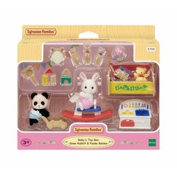 Figurines miniatures - SYLVANIAN FAMILIES - Le coffre a jouets des béb