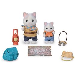 Figure articolate - SYLVANIAN FAMILIES - Figlio e Baby Latte Cat - Avv