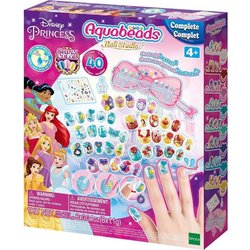 La caja de manicura de las princesas de Disney - Aquabeads - uñas que 