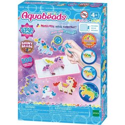 Le Kit des amies licornes - AQUABEADS - 800 perles - Des 4 ans