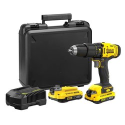 Schlagbohrschrauber 50 Nm  Lithium 18 V  2 Batterien 2 Ah  STANLEY 