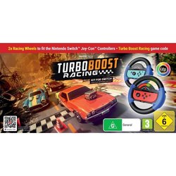 Turbo Booster Racing - Kit (stuurwielen + spel) - Nintendo Switch Game