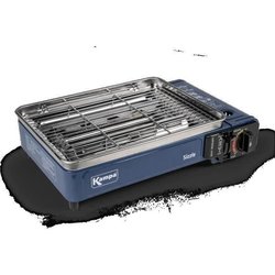 Barbecue met gascartridge - KAMPA - Sizzle - Blauw