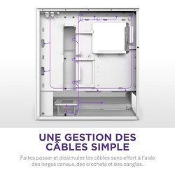 Compacte ATX Mid-Tower Behuizing - NZXT - CC-H52FW-01 - H5 Flow - Wit