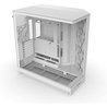 Caja semitorre - NZXT - H9 Flow - Doble cámara - Paneles de malla - Cr