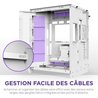 Caja semitorre - NZXT - H9 Flow - Doble cámara - Paneles de malla - Cr