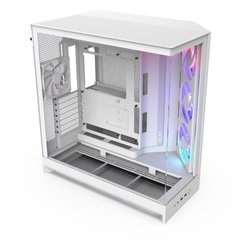 Case Mid-Tower NZXT H9 Flow RGB - Ventole RGB incluse - Bianco - CM-H9