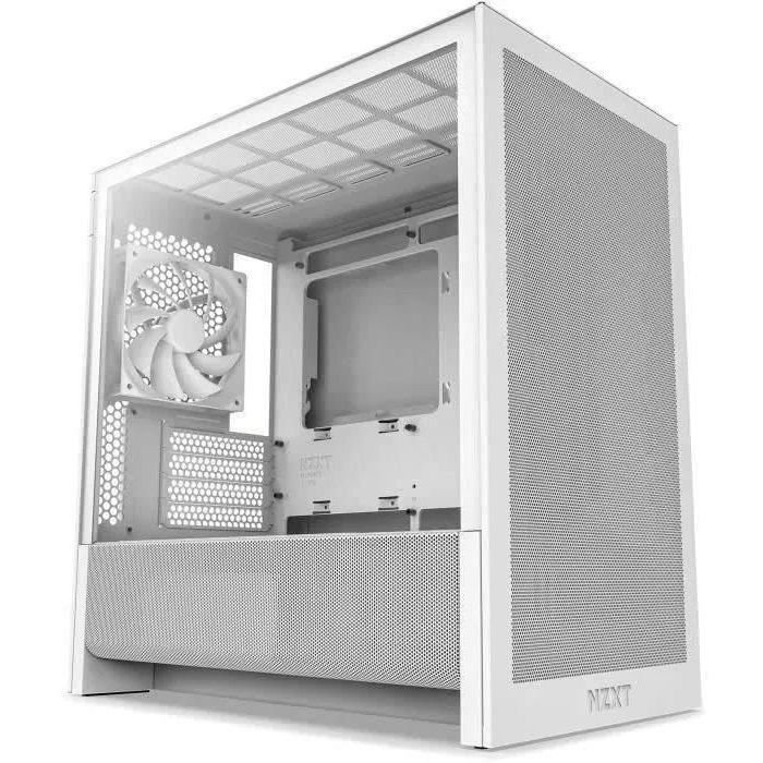 Micro-ATX Mid-Tower-Gehäuse  NZXT  H3 Flow  Weiß  Bemerkenswerter 