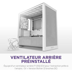 Micro-ATX Mid-Tower-Gehäuse  NZXT  H3 Flow  Weiß  Bemerkenswerter 