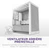 Micro-ATX Mid-Tower-Gehäuse  NZXT  H3 Flow  Weiß  Bemerkenswerter 