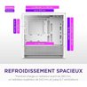 Micro-ATX Mid-Tower-Gehäuse  NZXT  H3 Flow  Weiß  Bemerkenswerter 