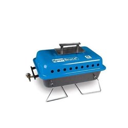 Gas barbecue and lava rocks - KAMPA - Bruce - blue and gray