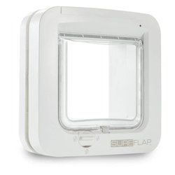 SUREFLAP Chatiere A Electronics - White - 142 mm x 120 mm (Memorizatio