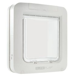 SUREFLAP Grande chatiere a puce électronique - Blanc -  178 mm x 170 m