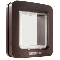 Sureflap Grande Chatiere has electronic chip - brown - 178 mm x 170 mm