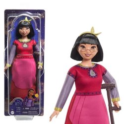 Muñeca de moda Disney - MATTEL - D-XIN DOLL - Vestido rojo - 7 puntos 