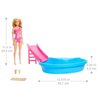Barbie - Bambola e accessori - Scatola per bambole bionda con piscina